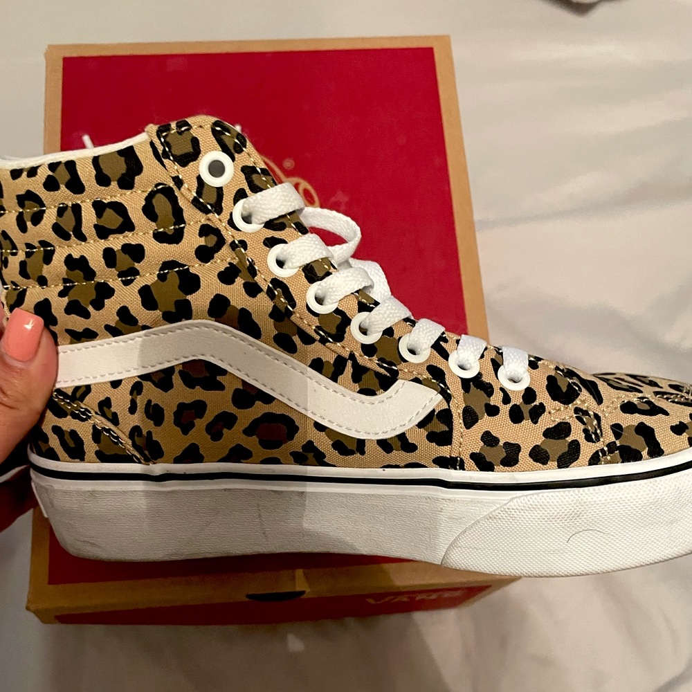 Vans - Leopard- platforms